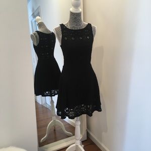 Eyelet Dress Sheer Back